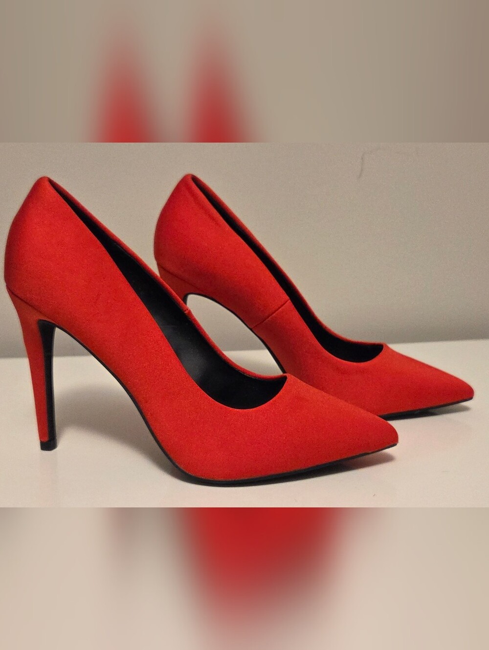 Women’s Classic Satin Red Stilettos
